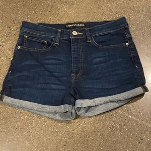 Express jean shorts